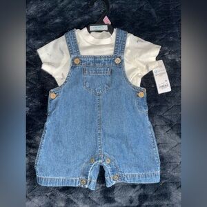 Carter's Light Blue Denim Overalls for Kids